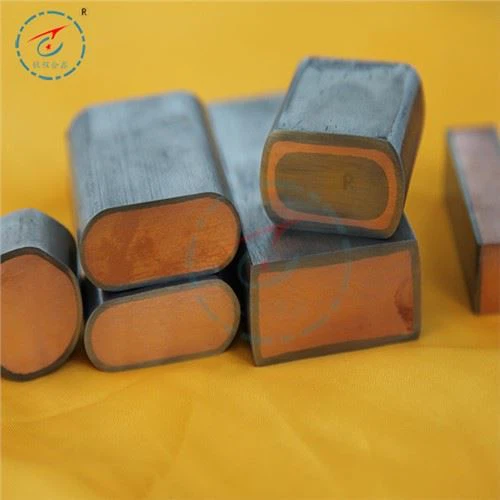 Titanium beklede koperen staaf